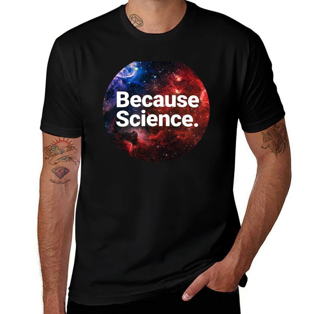 Because Science Tshirt Christmas Casual Short Sleeve Top