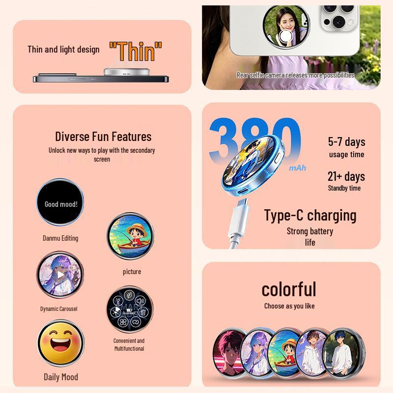 International Exclusive Smart Anime Badge with Magnetic Dynamic Features