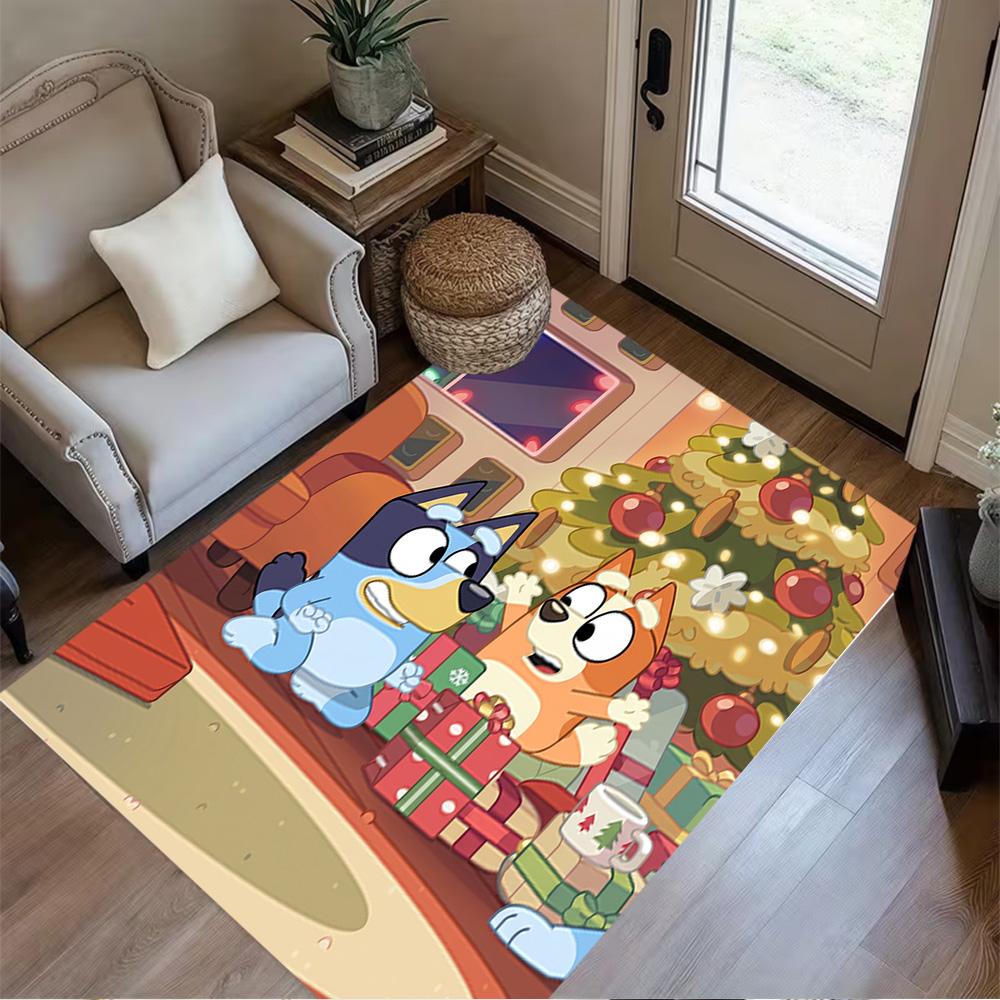 Christmas Friends Floor Rug Office Rug Design for Decorate room Kitchen Bedrooms Dining Room Anti-slip Rug Anime Office Decor