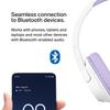 Belkin Junior trådløst hodesett med bom 85dB volumbegrensning 35 timer med kontinuerlig Bluetooth AUD006btLV Mikrofon, funksjon, avspilling, 5.2