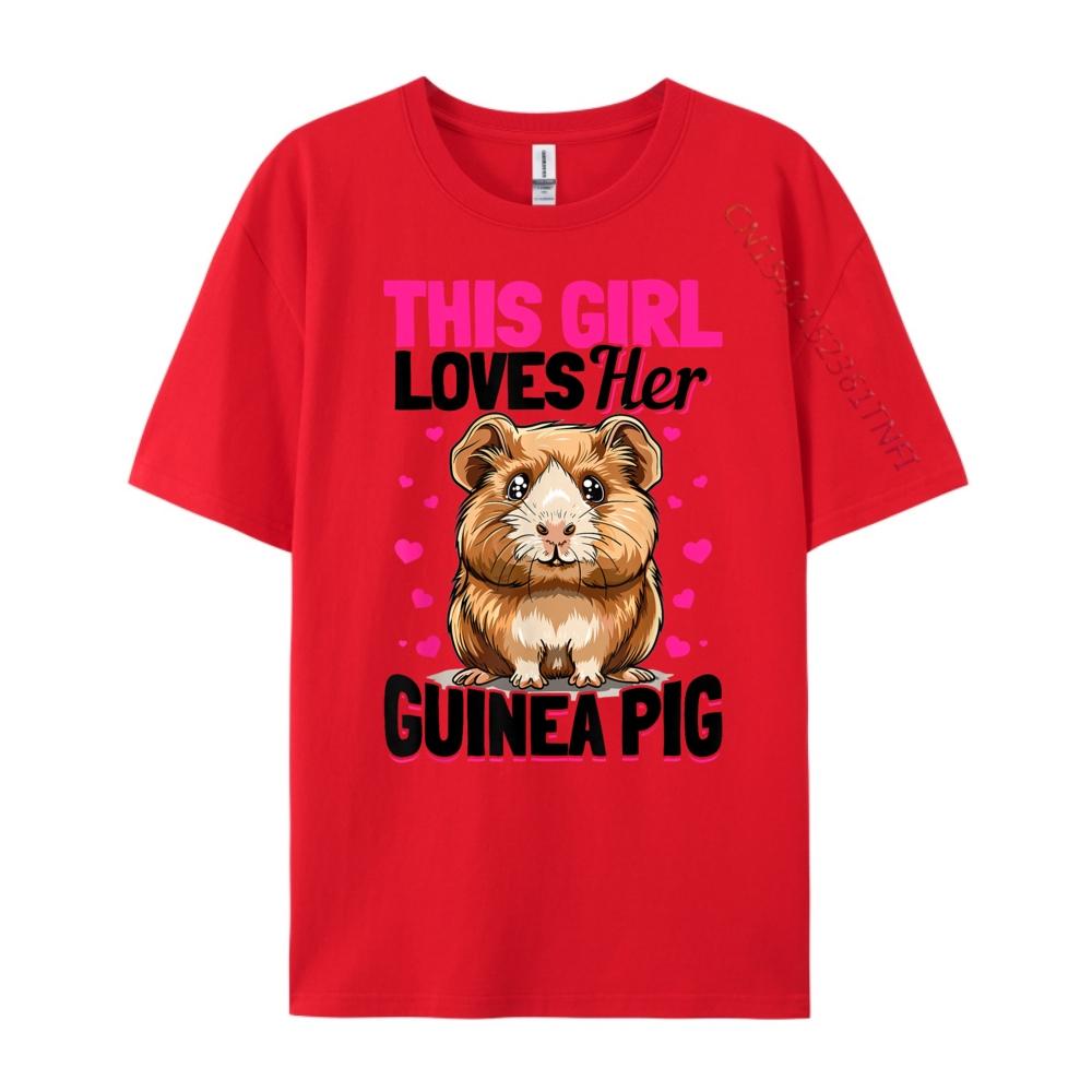 Guinea Pig Pet Rodent Animal This Girl Loves Her Oversized T Shirt Shirts S