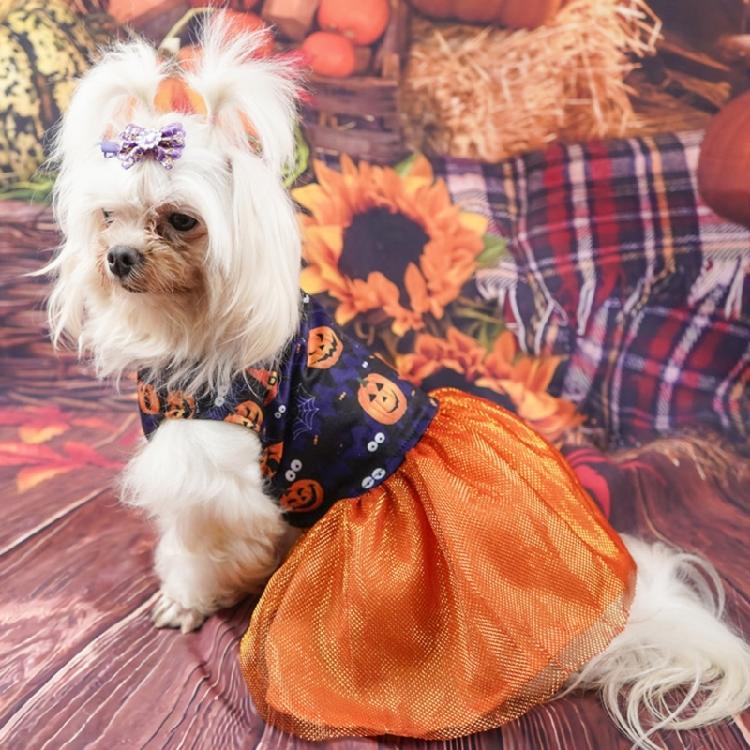 Lovely Dog Skirt for Medium Large Dogs Halloween Dress for Pet Dog Spring Out