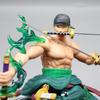 One Piece Zoro Figures Roronoa Zoro Action Figures 3 Heads PVC Collection Statue Model Anime Toys Desktop Decoration Gifts