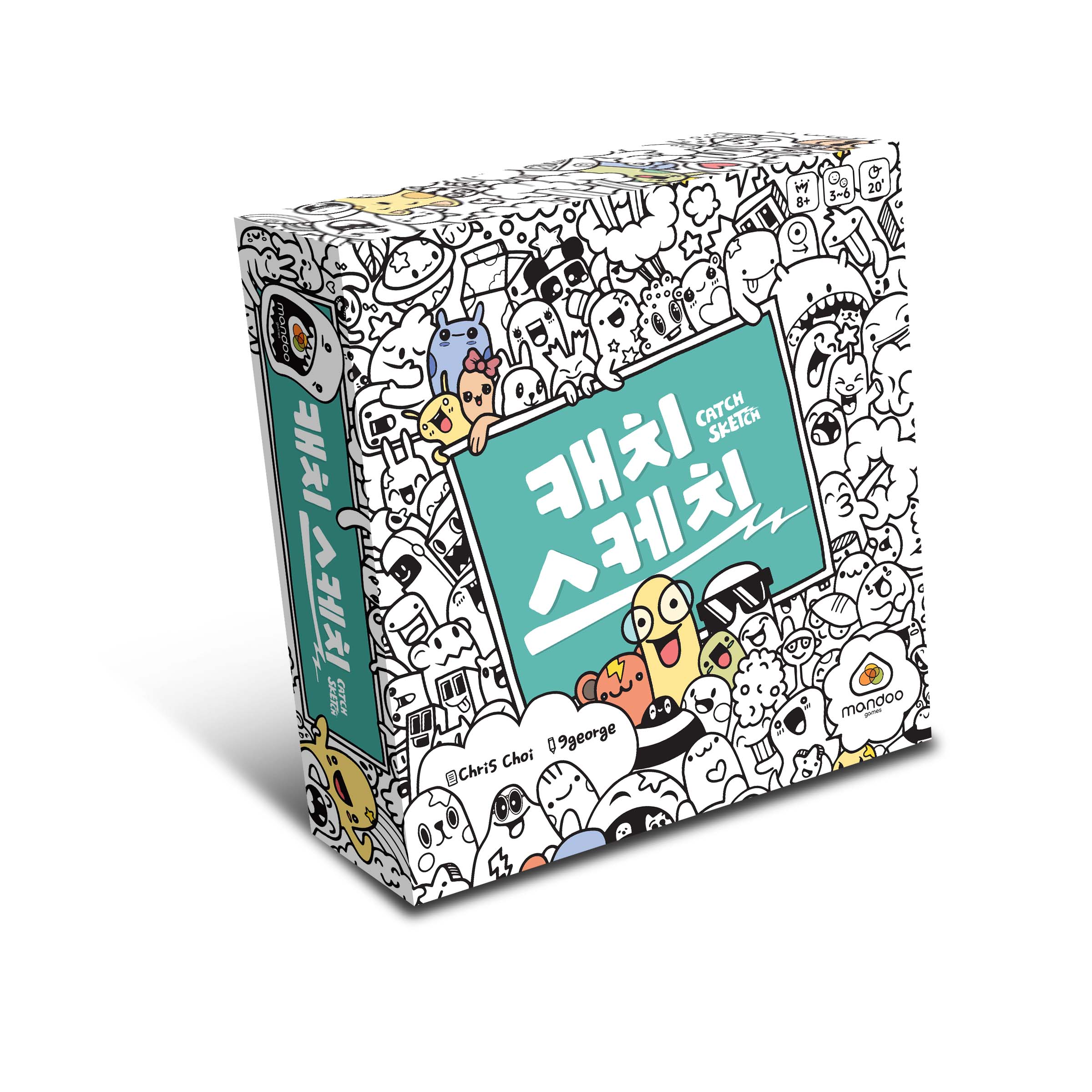 Catch Sketch Speed Drawing Board Game