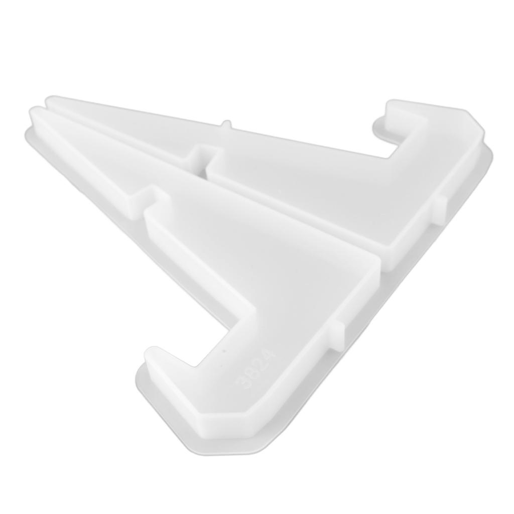 Plate Display Stand Silicone Mold DIY Flexibility Resilience Mobile Phone Holder Resin Mold for Clock Tablet Large