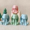 DIY Candle Mold Home Decoration Sitting Lucky Rabbit Silicone Mold 3D Bunny Scented Candle Mould For Wax Aromatherapy Making