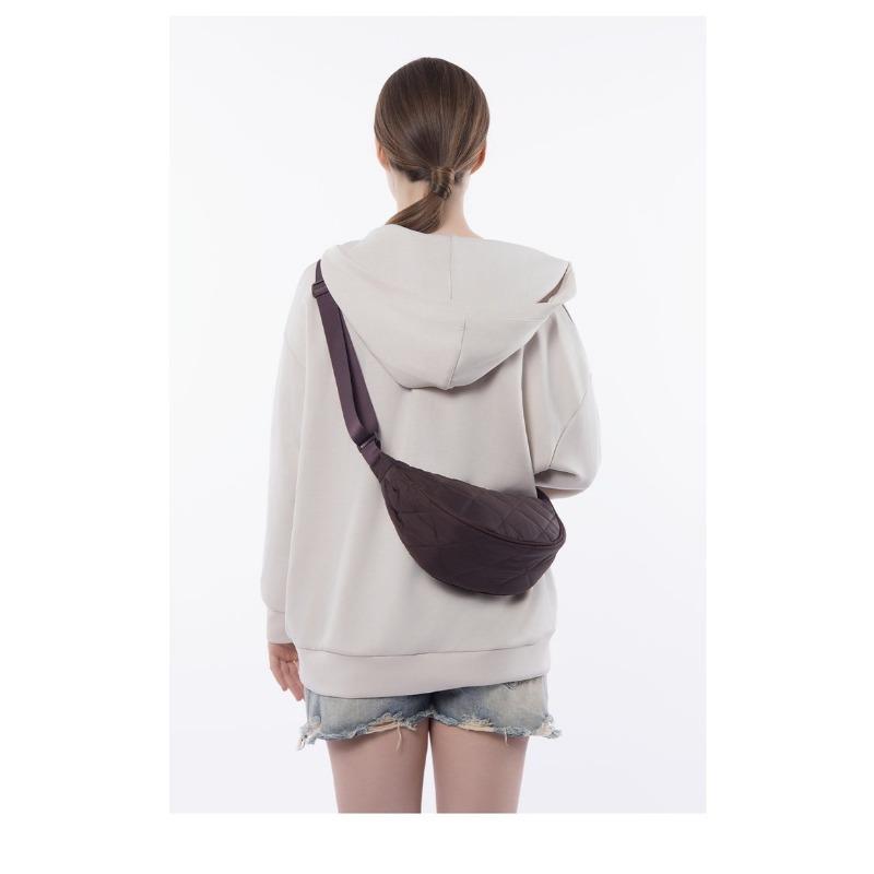 Women Large Capacity Crossbody Bag New Trendy Niche Nylon Shoulder Bag Crossbody Bag Dumpling Bag