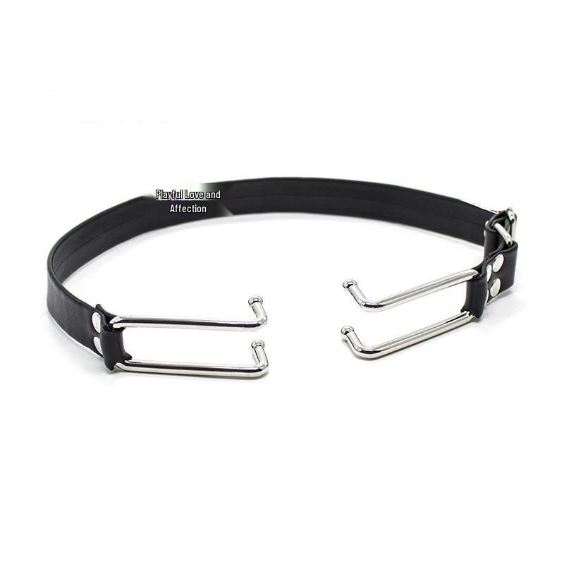 SM Female Slave Training Toy: Forced Mouth Gag for Couples, Flirting & Restraint