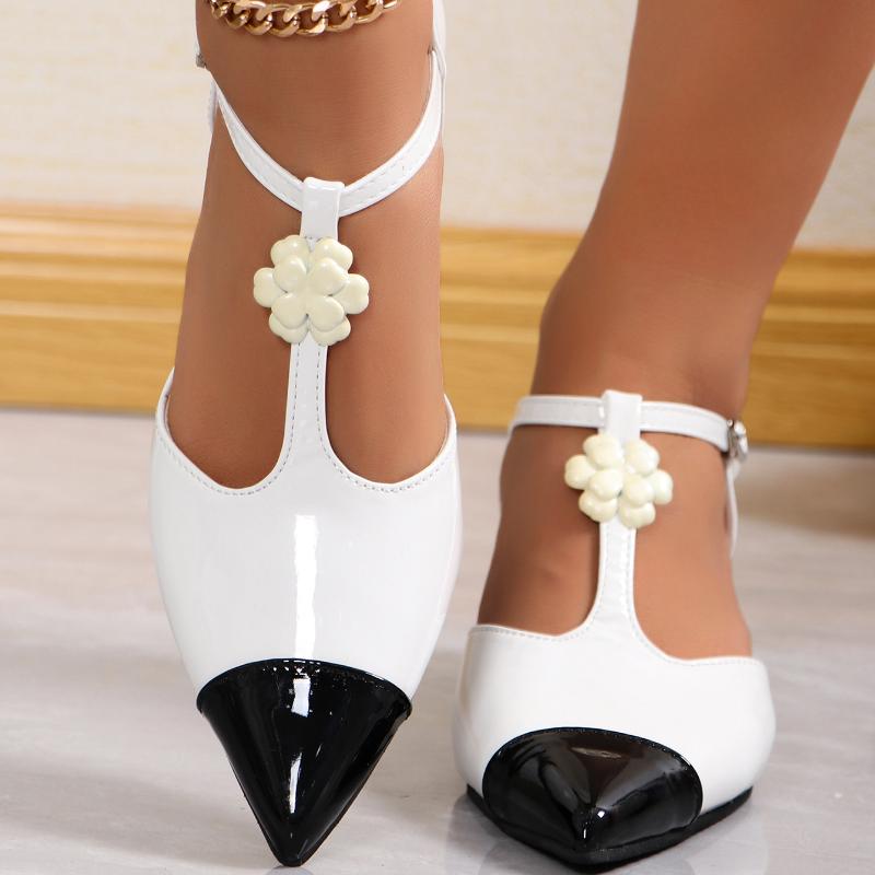 Fashion Flower Hollow Pointed Wedge Matching Color Light Mouth All Comfortable Non-slip Breathable Women Wear-resistant Women's Shoes