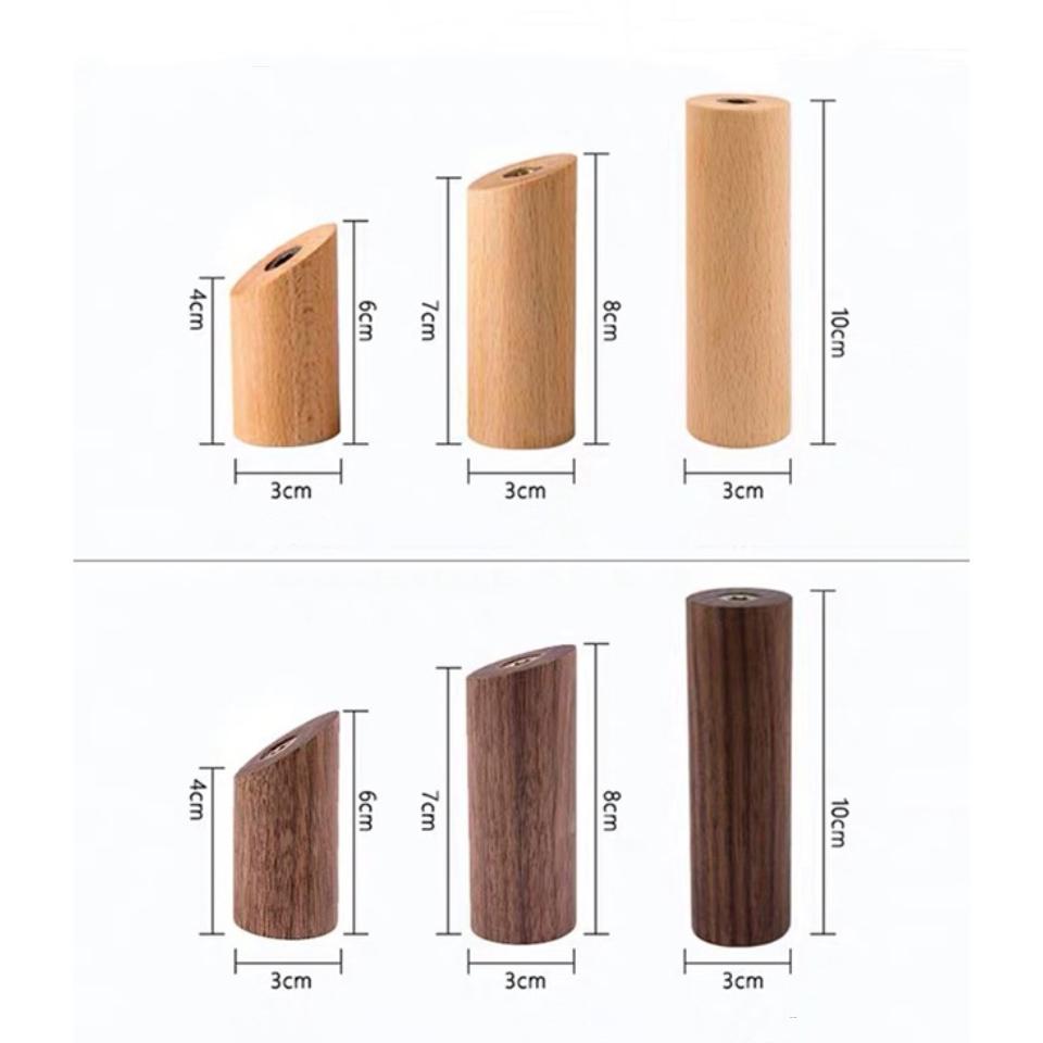 Dřevěný háček na zeď Bukový závěsný Věšák na dveře Věšák na klíče Klobouky Tašky Stojan Ořechový háček na kabáty Domácí organizace Dekorace Doplňky Nástroj