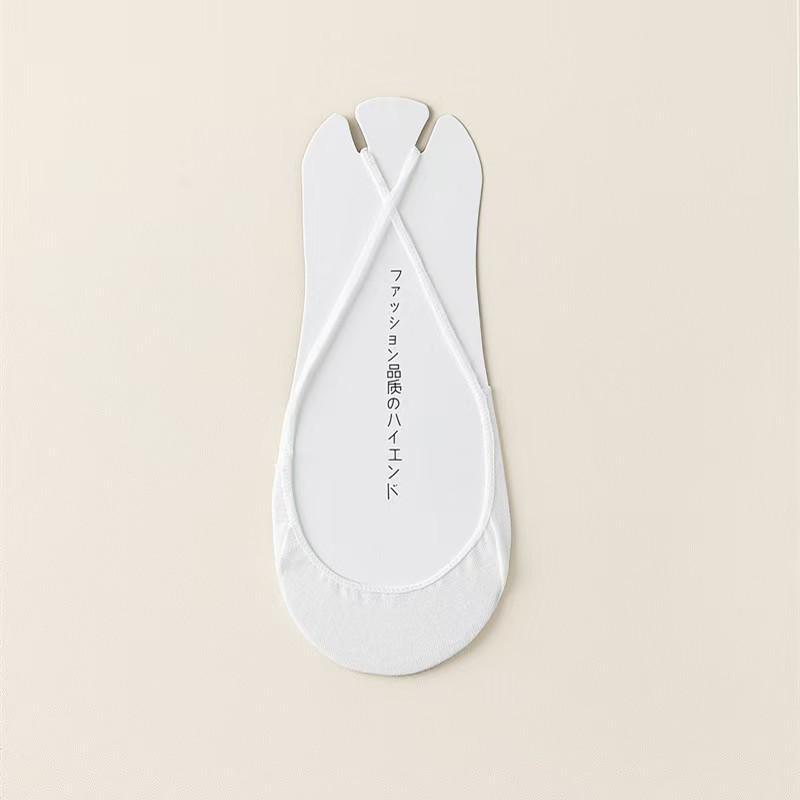 Women's Summer Heel-Less Invisible Cotton Boat Socks