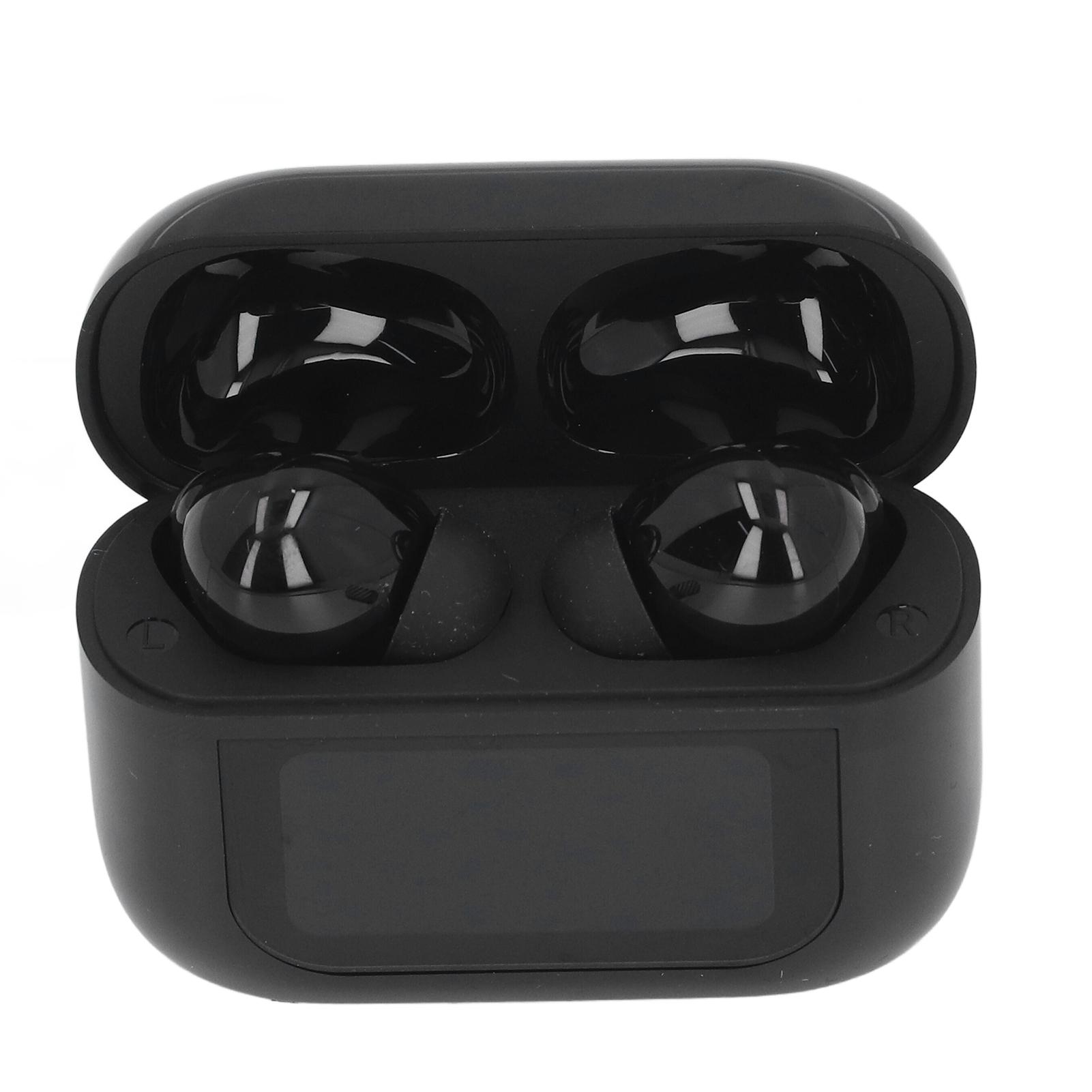 

Беспроводные наушники с сенсорным экраном и зарядным чехлом HiFi шумоподавляющие Bluetooth 5.4 наушники для чёрный