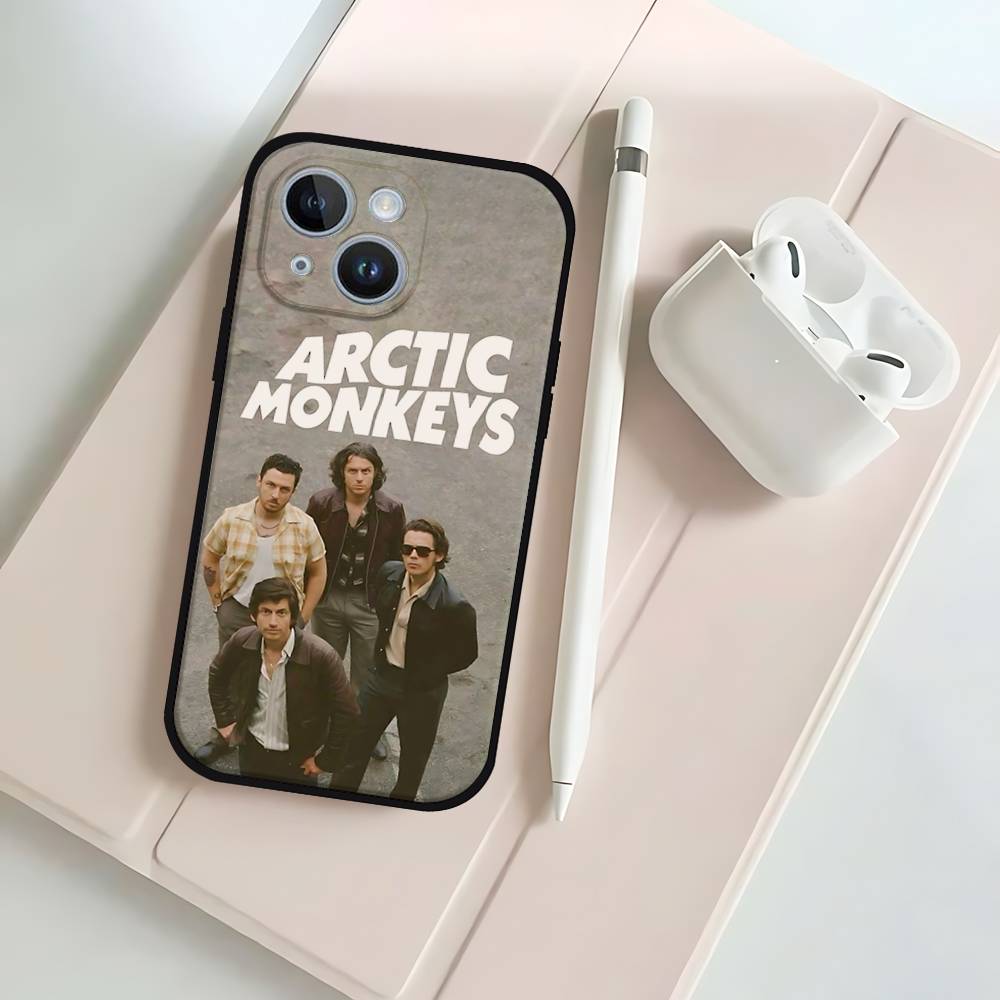 Monkeys Rock Bands Black Phone Case That Fits For IPhone 17,16,15,11,13,14 Pro Max,Plus,X,Xr,Xs Max,13Mini