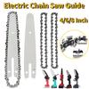 4/6/8 Inch Electric Chain Saw Guide Replacement Mini Steel Chainsaw Chains Garden Portable Electric Saw Parts Power Tools Blade