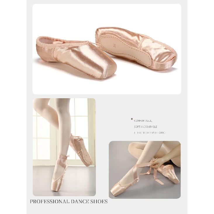 Kinder und Erwachsene Ballett Tanzschuhe Mädchen Ballett Pointe Schuhe Professional mit Bändern Schuhe Serie klassische Frau Ballettschuhe
