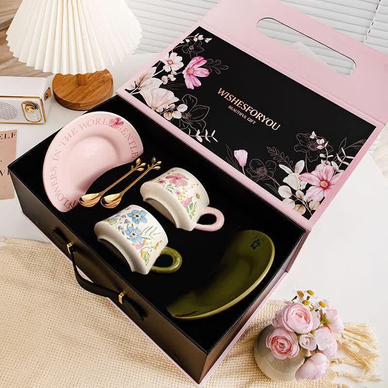 Elegant Coffee Cup & Saucer Gift Set