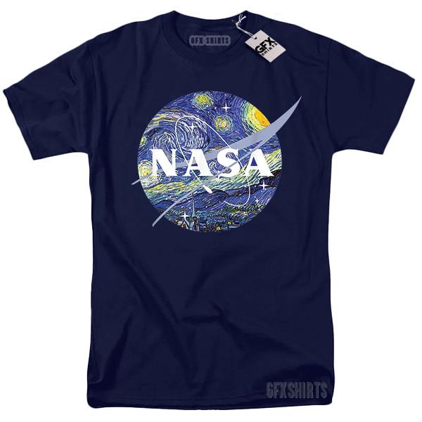 NASA Painting Shirt Astronaut Space X Galaxy Gift Graphic T-shirt XXL