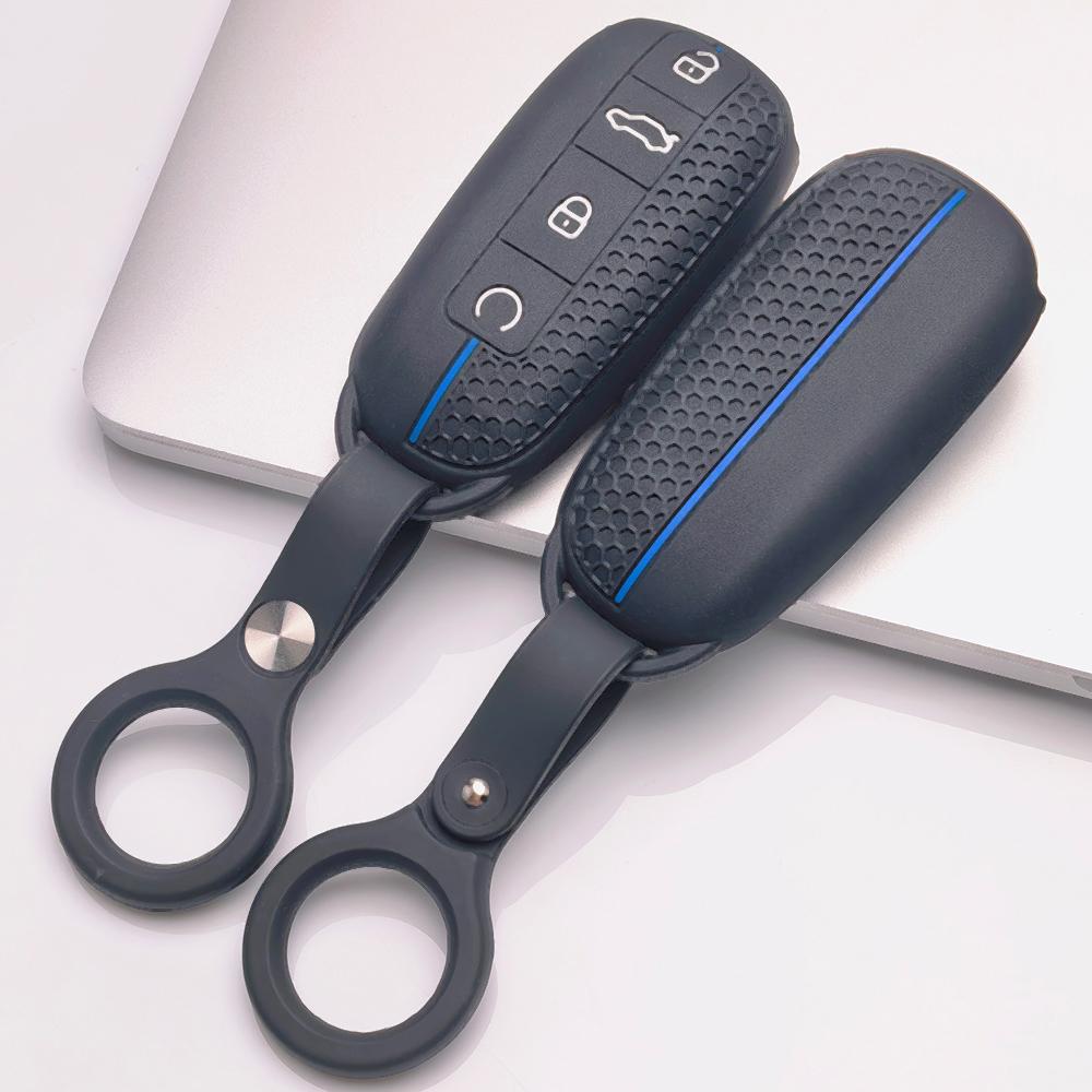Anti Slip Car Key Protector for Chery Tiggo 7 Pro Arrizo 8 OMODA 5 Omoda C7 7 SHS Phev Jetour Honeycomb Texture Non Slip Grip Remote Key Protector