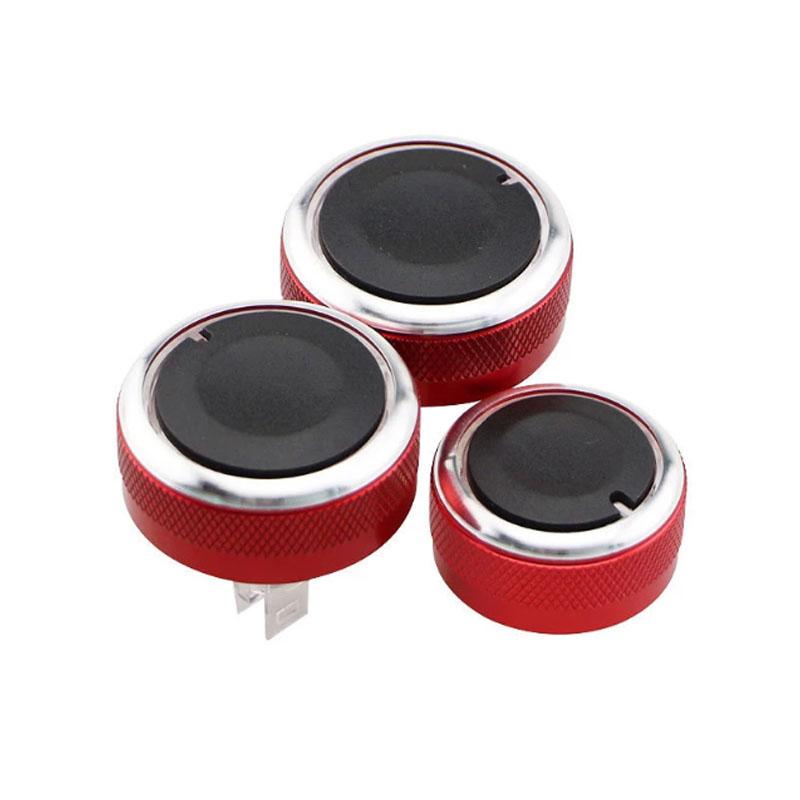 my cood car Car Styling 3pcs Air Conditioning Heat Control Switch Knob AC Knob for Nissan Tiida NV200 Livina Geniss Accessories