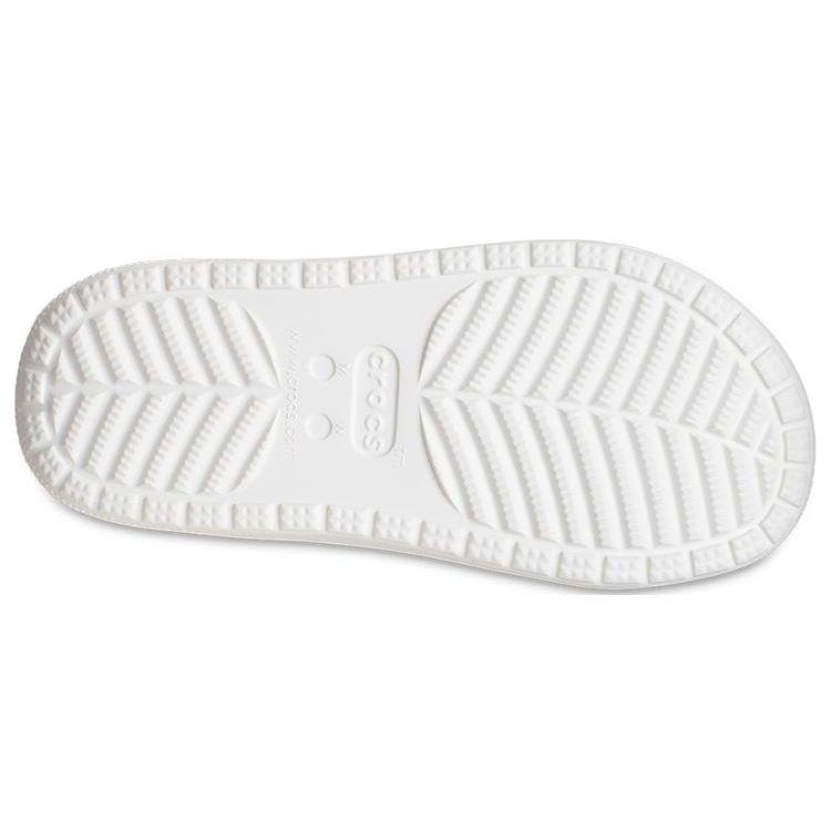 Crocs Classic Fuzzy Clogs Unisex Clogs White 207446-100