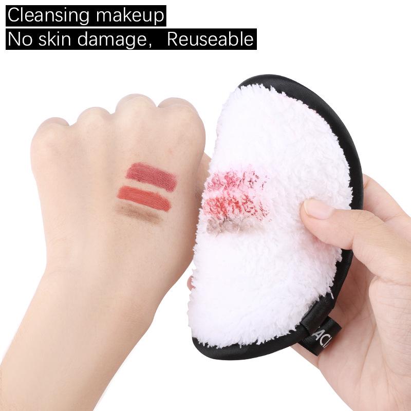 Reusable Lazy Person Cotton Makeup Remover Pads - Clear Water Cleansing Puff