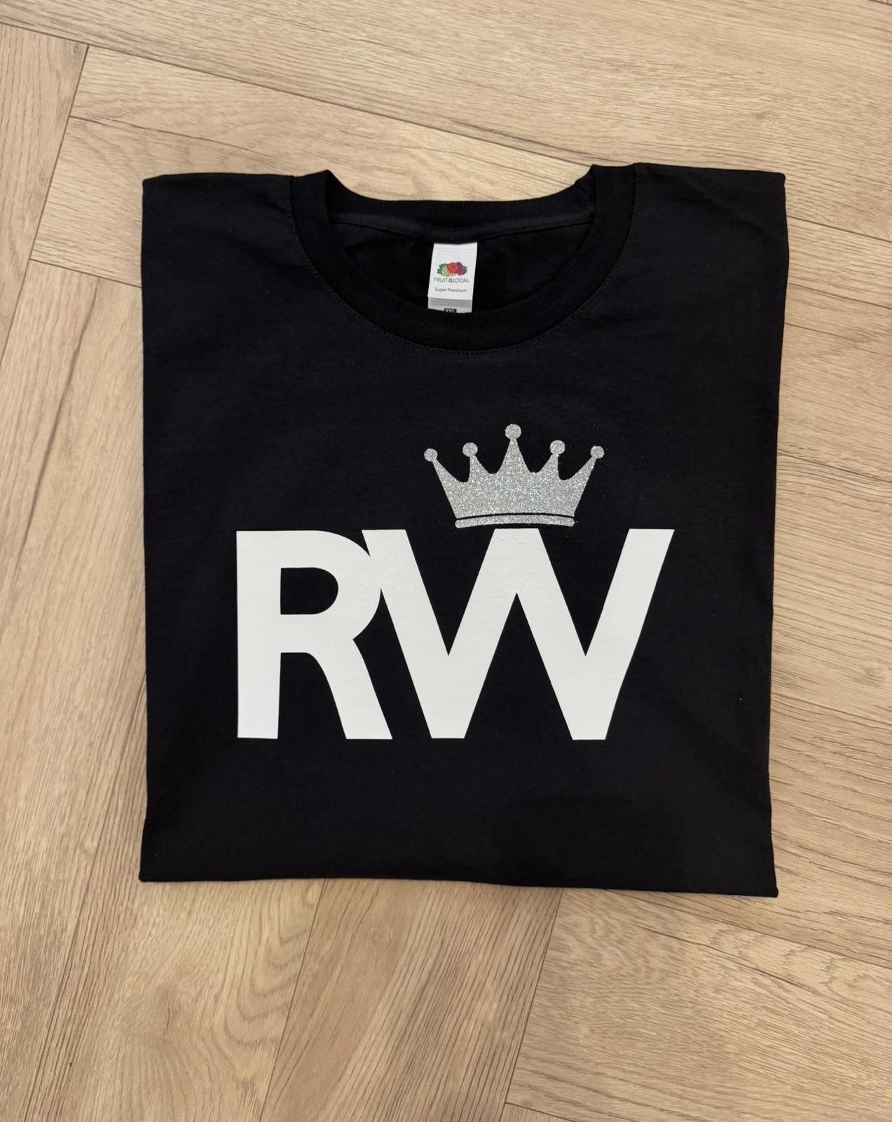 Robbie Williams “RW” logo tour T shirt - unisex oversized XS