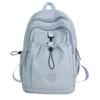 Schoolbag New Fresh Junior High School Backpack College Bag Large Capacity Nylon Commuter Casual Versatile Backpack