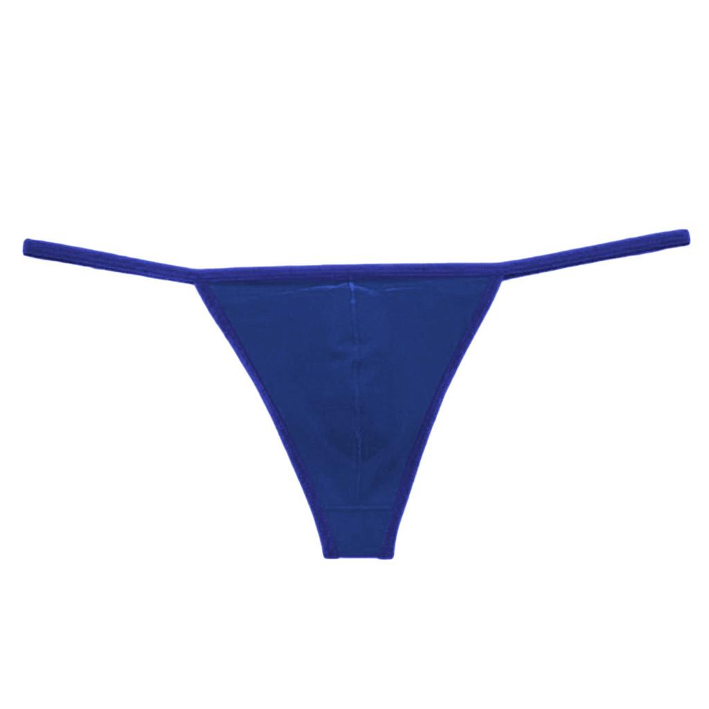 Open Back Mens Underpants Low Waist Briefs G-string Thong Underwear