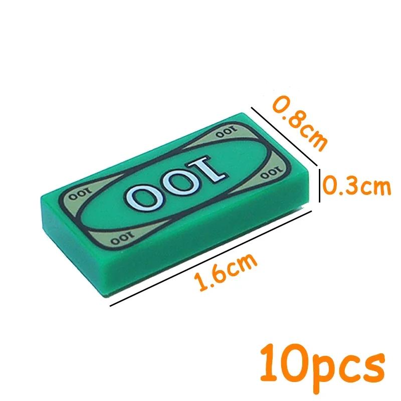 Non-Toxic Moc Printed Gauges Controls Center Radar Screen Keypad Letters Numbers Food Wood Grain Gold Silver Bricks Dollar Building Blocks