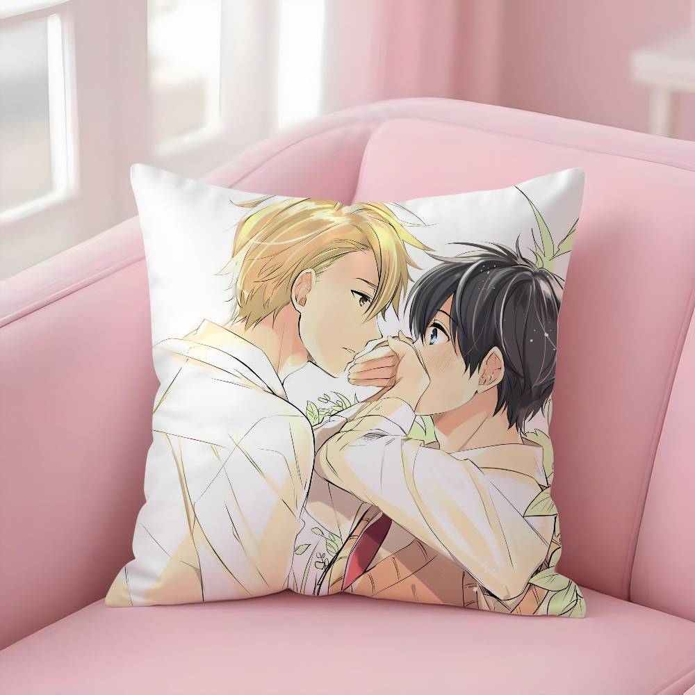 Anime F-Fukigen Na MononokeanS Pillow Case Soft Plush Fabric Double Sided Print Decorative Home Living Room Gift Cushion Cover