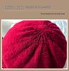 Women's Winter Velvet-Lined Wool Hat with Ear Protection – Fashionable and Warm Knitted Design for Middle-aged and Elderly