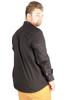 Men's Plus Size Plus Size Shirt Mode Xl Plus Size Men's Classic Pocket Shirt Lycra 20350 Black
