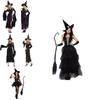 Stunning Women's Witch Cosplay Outfit With Charming Accessories For Festive Occasions