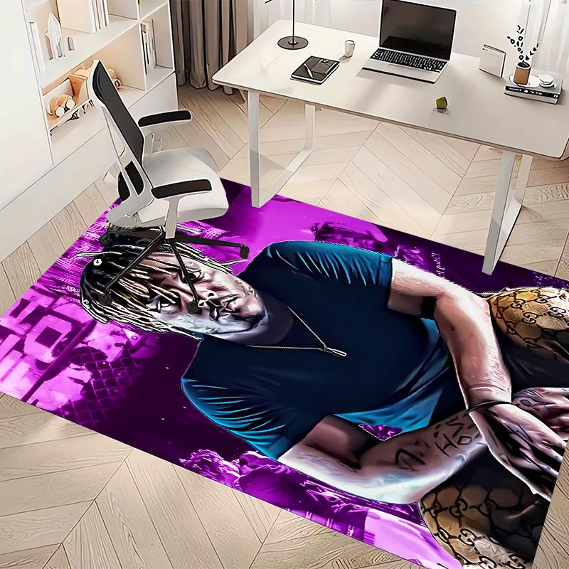 Juice WRLD Printed Absorbent Washable Carpet, Non-Slip Bathroom Mats, Kitchen Rugs, Yoga Mat,Living Room Entrance, Camping Picnic Rugs