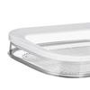Crisper Box Stackable Design Transparent Food Storage Container with Sealed Lid Fruits Vegetables Meat Snacks Fridge Organization