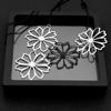 Meier Jewelry suit women's eleganteasiest for match small kickball flower pendant necklace earrings accessories