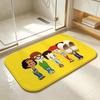 Animation-Big MouthS Floor Mat Bedroom Carpet, Bathroom Foot Mat, Doormat, Non-Slip Absorbent Multi-Use