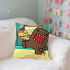 Cute DDomo Kun Case Plush Fabric Soft Pillowcase Double Sided Print Cushion Cover Household Gifts