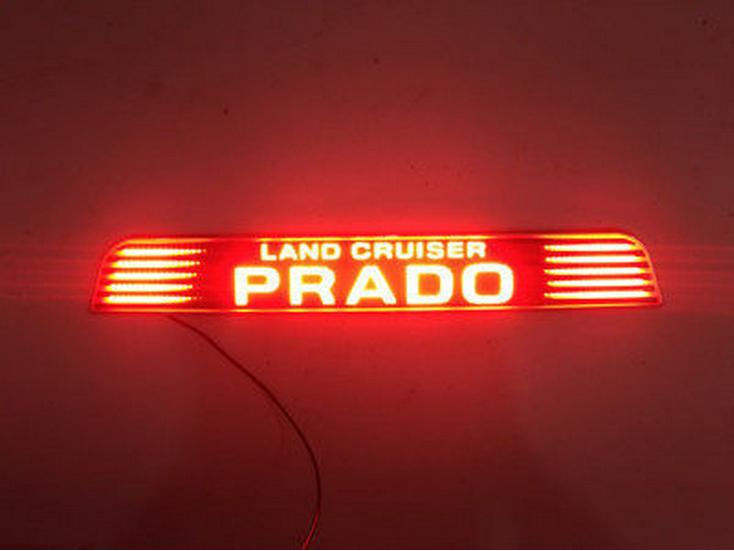 LED Bumper and License Plate Lights for Toyota Prado (10-20 models) - Spare Tire Cover Bright Strip Letter Stickers