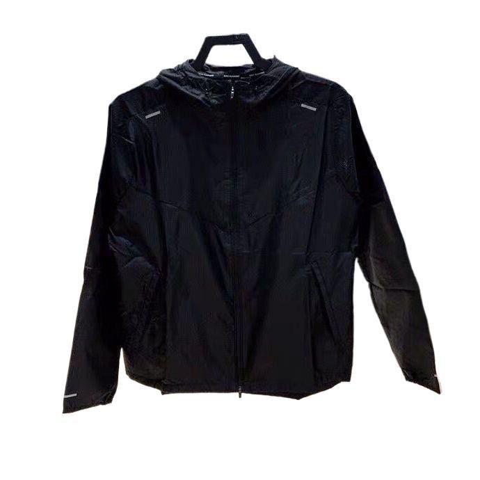 Schnelltrocknende Windjacke mit Kapuze für Herren: Vielseitige Sonnenschutzjacke für Outdoor & Fitness