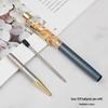 Gold Crystal Foil Metal Ballpoint Pen - Signature & Gift Pen with Laser Engraving
