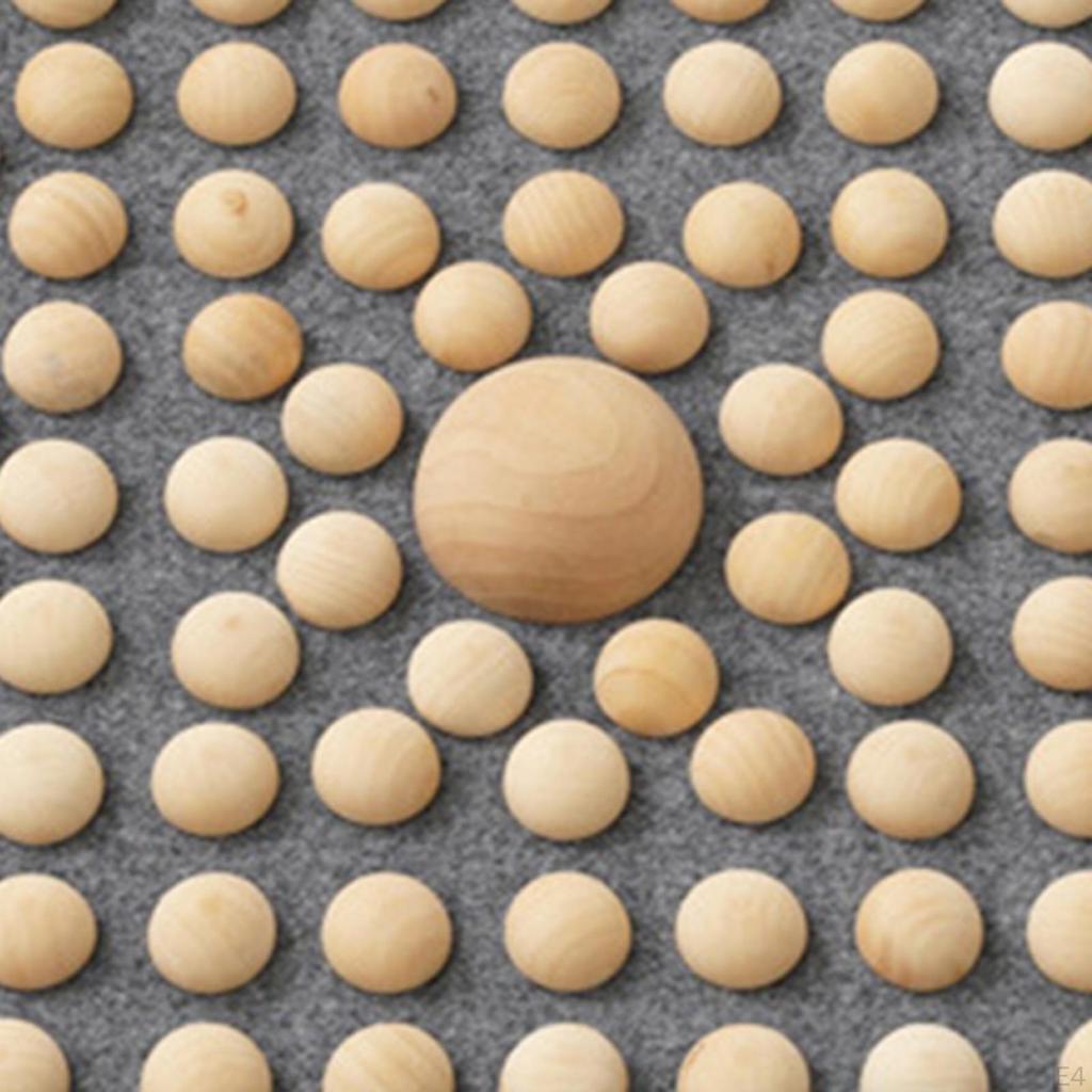 Wooden Foot Acupressure Mat Pad for Men Women Lightweight Massage Board