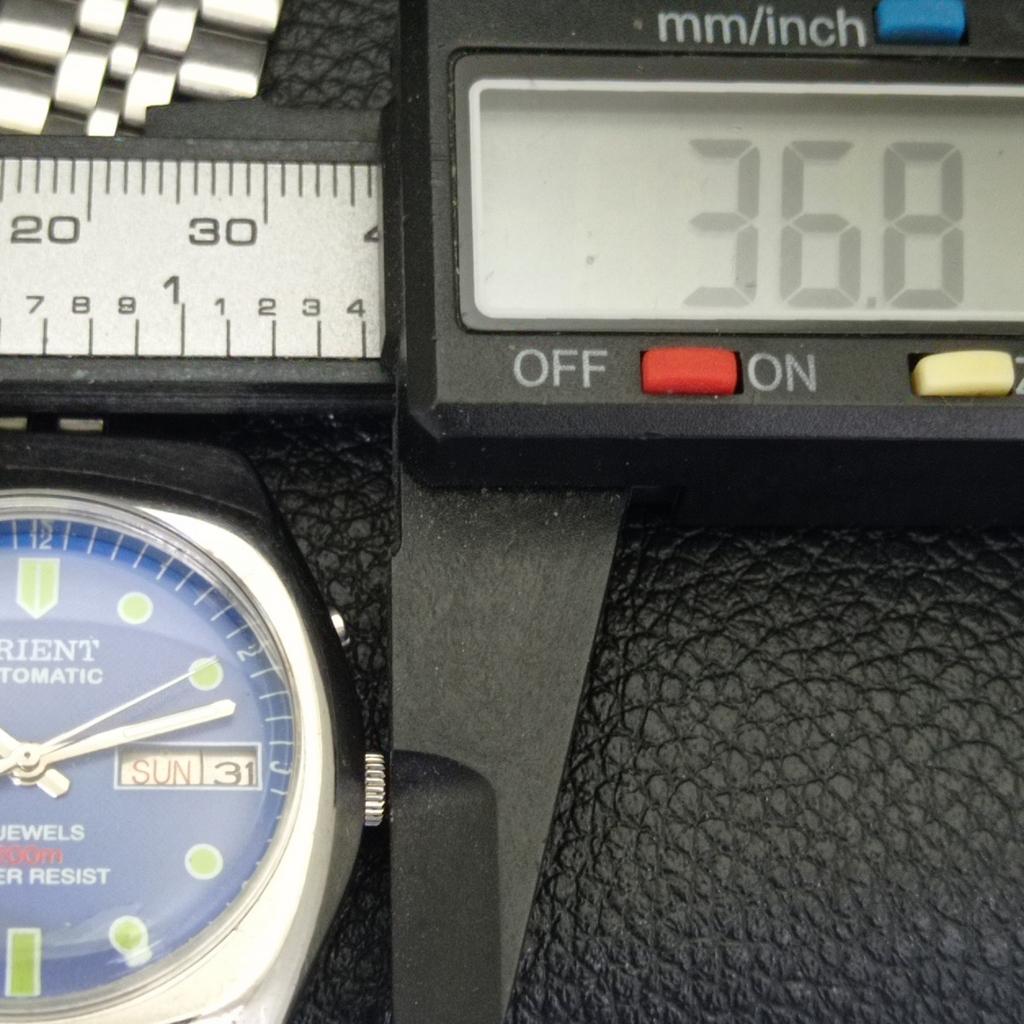 GENUINE 46941 VINTAGE ORIENT AUTOMATIC JAPAN MENS BLUE DIAL WATCH A701852-5 R207-a701852