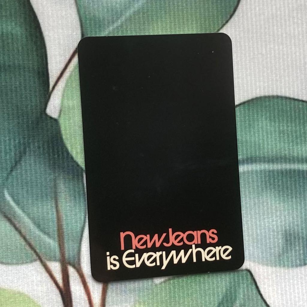 [USED] NEWJEANS how sweet 1st week winner Sanok pre-recorded Haein trading card