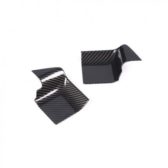 ABS Carbon Inner Door Handle Bowl Cover Trim for Land Rover Defender 90 20-22