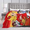 Candy Candy Cartoon Flannel Blanket Anime Fashion Throw Blanket for  Sofa Bedding Lounge 125*100cm Quilt