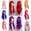 Cross Border Anime Cosplay Wavy Wig With Heat Resistant Fiber For Women