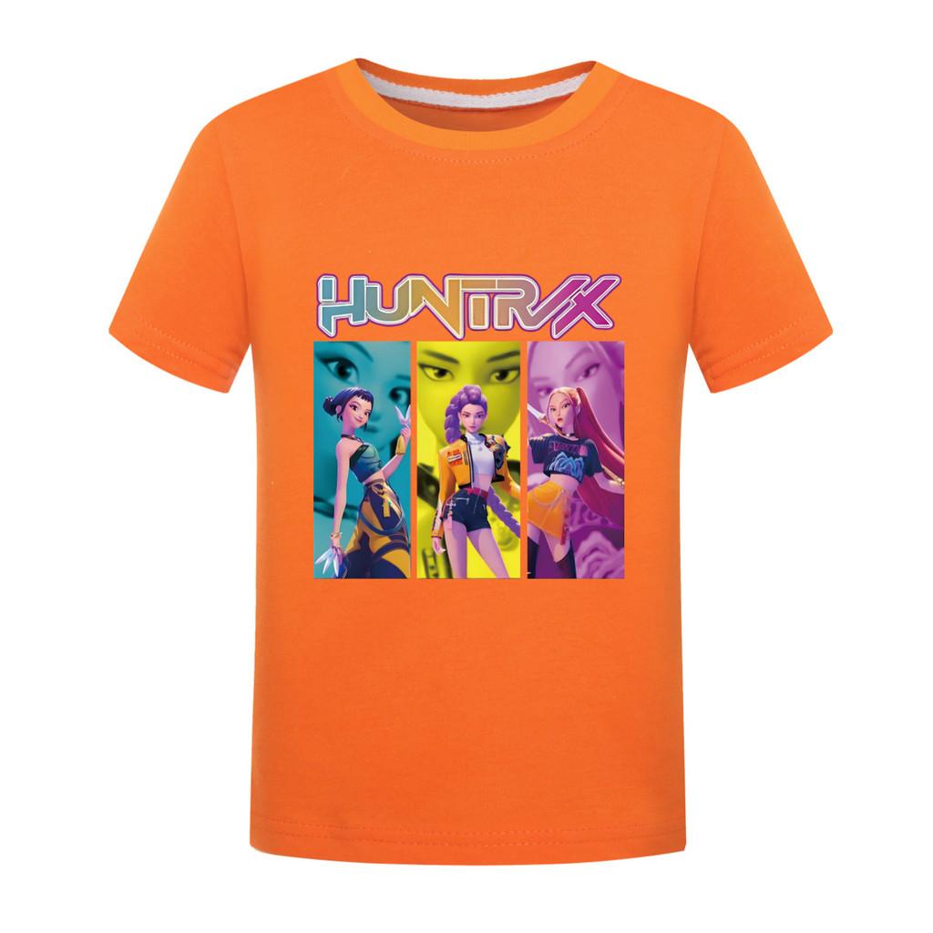 

4979 Детская повседневная хлопковая футболка с короткими рукавами с принтом Руми Мира Зои для девочек и мальчиков 170cm оранжевый