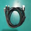 Three-in-One Flash Charging Cable: Portable USB Gift for Fast Mobile Charging