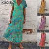 Fashion Summer Spring Sleeve V-Neck Casual Dresses
